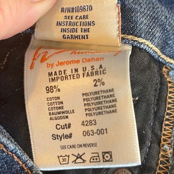 Citizens Of Humanity Kelly #063 Low Waist Crop Stretch Jeans Sz 24 - Picture 10 of 11